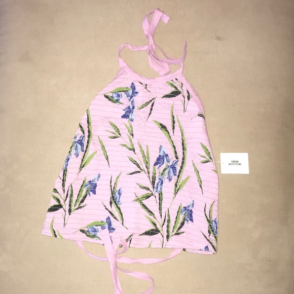 Urban Outfitters 💜 Oasis smocked halter top - Picture 5 of 8